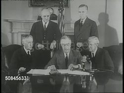 Franklin Roosevelt Addresses The Selective Training and Service Act, Pt 7 News Clip