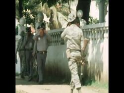 SYND 5 10 74 CONSULATE SEIGE IN THE DOMINICAN REPUBLIC News Clip