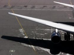 Jet engine, airplane at airport gate (HD720p, PAL, NTSC) Stock Footage