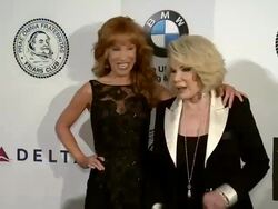 Kathy Griffin and Joan Rivers at The Friars Club Testimonial Dinner Honoring Don Rickles Stock Footage