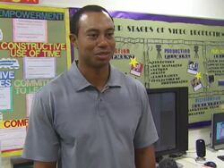 5th Annual Tiger Woods Learning Center Block Party Stock Footage