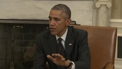 President Barack Obama says he's cautiously more optimistic about the Ebola situation in the U.S and the prospect of an Ebola outbreak in the country is 'extremely low.' (Oct. 22) News Clip
