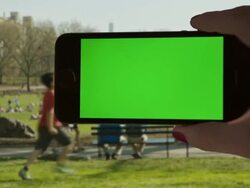 Make your own selfie Crentral Park sunset Female One Person Stock Footage