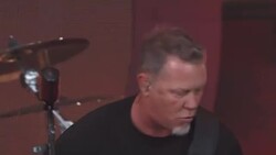 PERFORMANCE - Metallica at 2016 Global Citizen Festival In Central Park To End Extreme Poverty By 2030 Stock Footage