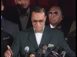 Iraq - Nation of Islam leader visit News Clip