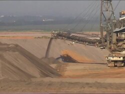open cast mining Stock Footage