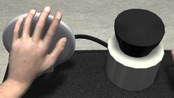 Laser-equipped wheelchair helps blind "see" Instructional Video