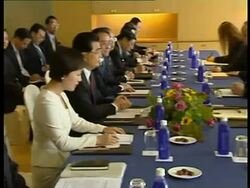 CLEAN: Fin du sommet du G8, Sarkozy ira a Pekin pour les JO News Clip