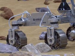 Mars surface re creation in Stevenage News Clip