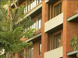 Ext of hospital where released journalists are thought to be treated News Clip