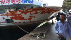 Sadarghat Launch Terminal in Dhaka Bangladesh is a bustling passenger transport hub that connects the capital city with the rest of the country Stock Footage