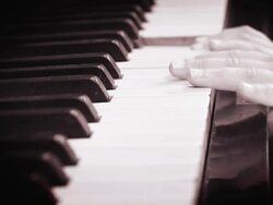 Piano Play Stock Footage