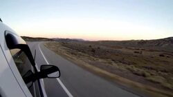 Driving in the Southern Rockies Dry Rocky Mountain Stock Footage