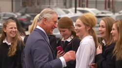 Prince Charles Arrives At Kentucky Centre for African American Heritage News Clip