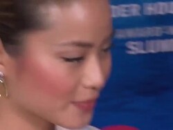 Jamie Chung at Salmon Fishing In The Yemen Los Angeles Premiere on 3/5/2012 in Los Angeles, CA. (Footage by WireImage Video/Getty Images Entertainment Video) Stock Footage