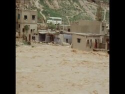 SYND 14-4-71 RAINSTORMS CAUSE SEVERE DAMAGE News Clip