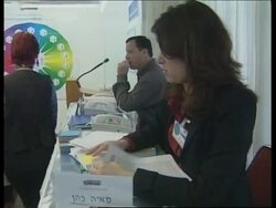 ISRAEL: ELECTION CONTROL CENTRE News Clip