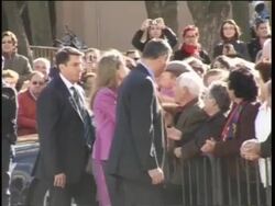 CLEAN: Princess Letizia goes to Zamora Stock Footage
