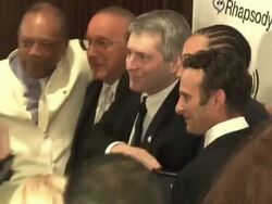 Clive Davis' Pre-Grammy Awards Party arrivals Stock Footage