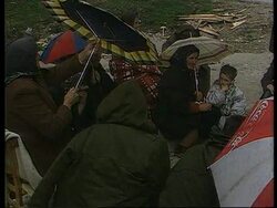 Bosnia - Serb Women Block U.N. Aid Convoy News Clip