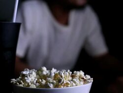 Enjoy Eating Stock Footage