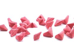 Red paper hearts Stock Footage