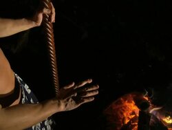 Asian Pacific Tribal Warrior 10 Stock Footage