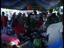 More aid arrives for tsunami victims; distribution centres News Clip