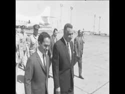 SYND 01 10 67 KING HUSSEIN AND PRESIDENT NASSER HOLD TALKS IN CAIRO News Clip
