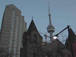 CN Tower timelapse - HD 30F Stock Footage