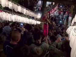 Shinagawa Shrine fest Stock Footage