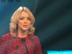 Lauren Laverne announces the 2011 Barclaycard Mercury Prize nominees at the Barclaycard Mercury Prize Nominations at London England. (Footage by WireImage Video/Getty Images Entertainment Video) Stock Footage