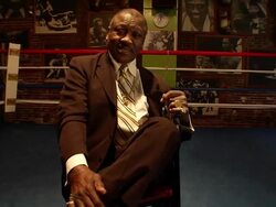 INTERVIEW: Joe Frazier on his relationship with George Foreman Stock Footage