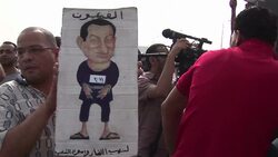 CLEAN: Clashes as Mubarak trial reopens News Clip