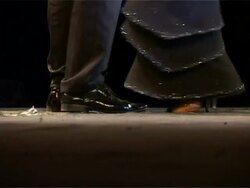 dancing Argentine tango Stock Footage