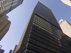 Skyscraper buildings, New York City, USA Stock Footage