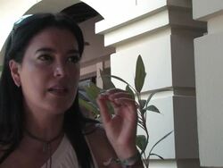 INTERVIEW Ruddy Rodriguez on playing a blind girl in the movie at the Venezzia Interviews: Aruba International Film Festival at Aruba . (Footage by WireImage Video/GettyImages) Stock Footage