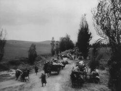 Dissenters and persecuted flee Germany during WWII Stock Footage