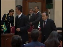 Brazilian president Lula on visit to Mexico News Clip