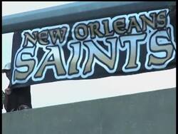 Swarms of fans in black and gold greeted the players as they stepped off a chartered plane at the suburban airport, cheering them with "Who Dat!" chants. Instructional Video