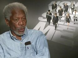 INTERVIEW - Morgan Freeman on his character at the Stock Footage