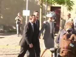 David & Samantha Cameron Arrive for D-Day Ceremony News Clip