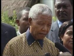 SOUTH AFRICA: MANDELA MEETS CONGOLESE OPPOSITION LEADER News Clip