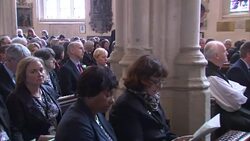 David Cameron at Jo Cox Memorial in London News Clip