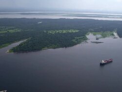 AERIAL: General Views Of Manaus in Brazil Stock Footage