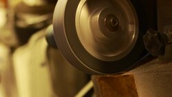 the shoemaker make a shoe Stock Footage