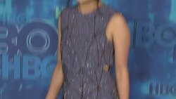 Maisie Williams at the HBO's Post Emmy Awards Reception - Arrivals Stock Footage