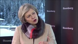 May: Financial Services of 'Huge Value' to U.K. Economy News Clip