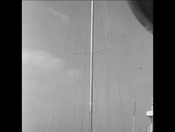 CAN 263 CREW OF AMERICAN EAGLE PREPARE BOAT FOR RACING News Clip