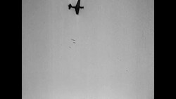 MOT 1945: BATTLE OF IWO JIMA: FIGHTER PLANES BOMBING MOUNT SURIBACHI Instructional Video